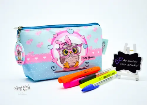 Necessaire Coruja Dia Dos Professores