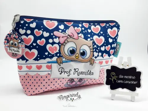 Necessaire Coruja Dia Dos Professores