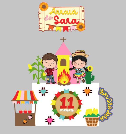 Arquivo de Corte topo Arraiá