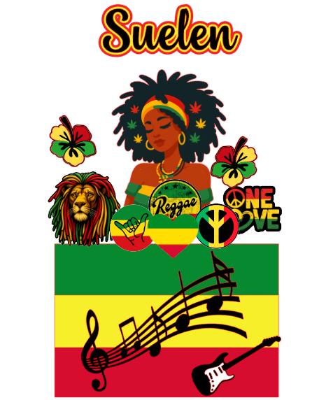 Arquivo de corte Topo  Mulher reggae