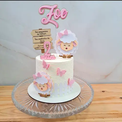 Arquivo de corte topo  Ovelhinha do senhor em camadas