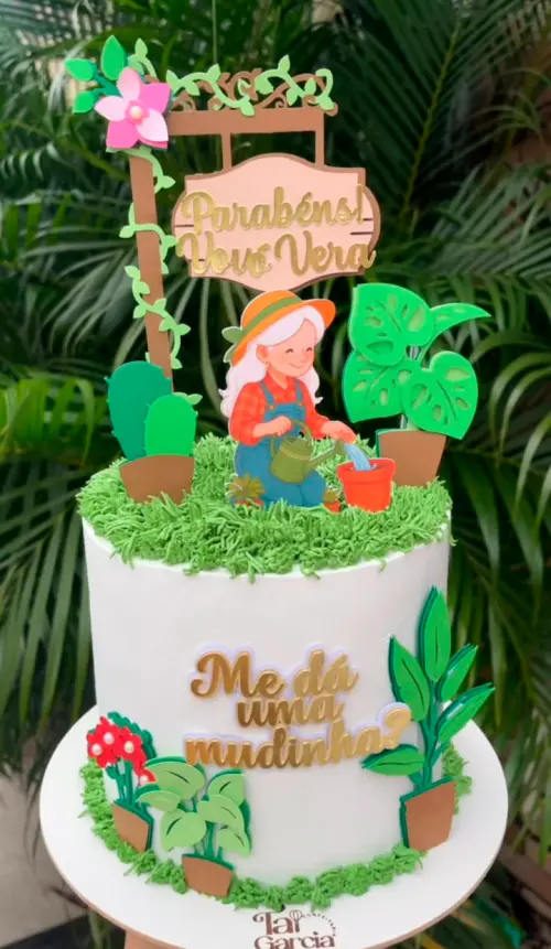 Arquivo de Corte Topo de Bolo  Me dá uma mudinha?