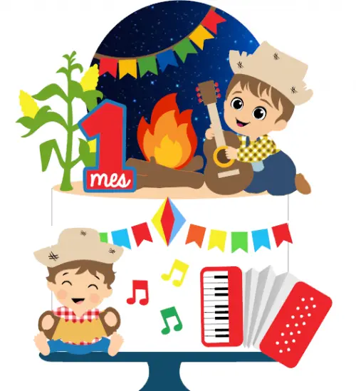 Arquivo de Corte Arraiá Menino