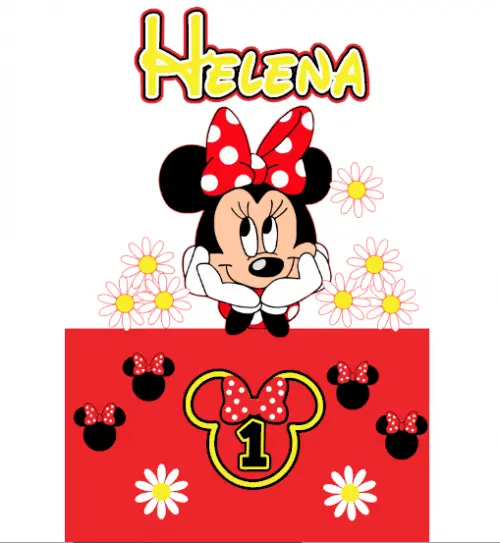 Arquivo de corte Topo  Minnie