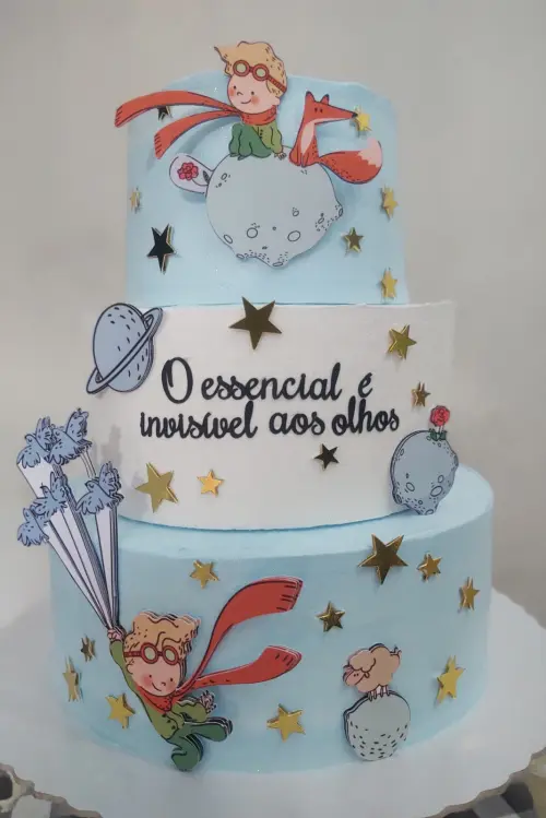 Arquivo de Corte Topo de Bolo Pequeno Príncipe