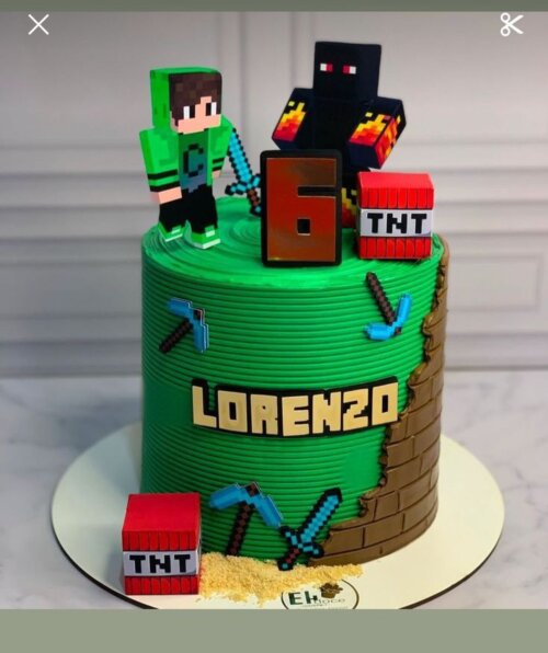 Arquivo de Corte Topo de Bolo Minecraft