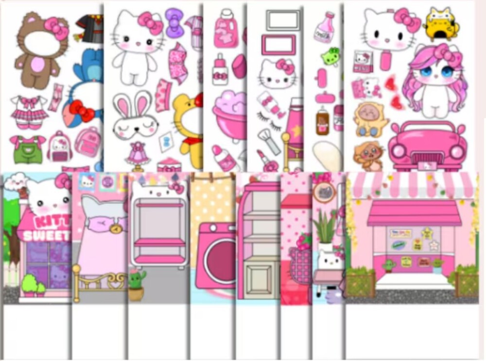 Livro interativo Hello Kitty