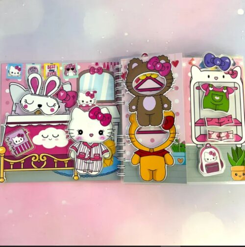 Livro interativo Hello Kitty