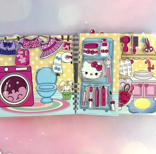 Livro interativo Hello Kitty
