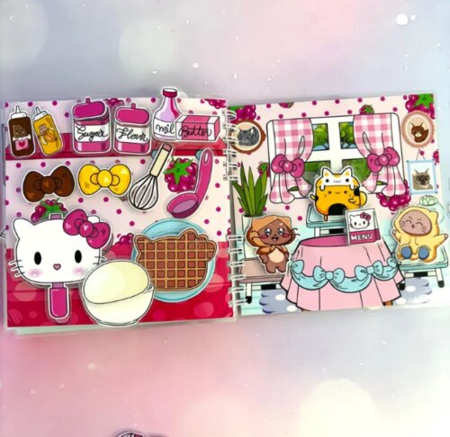 Livro interativo Hello Kitty