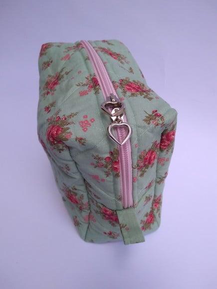 Necessaire Cesta Box em Tecido Artesanal