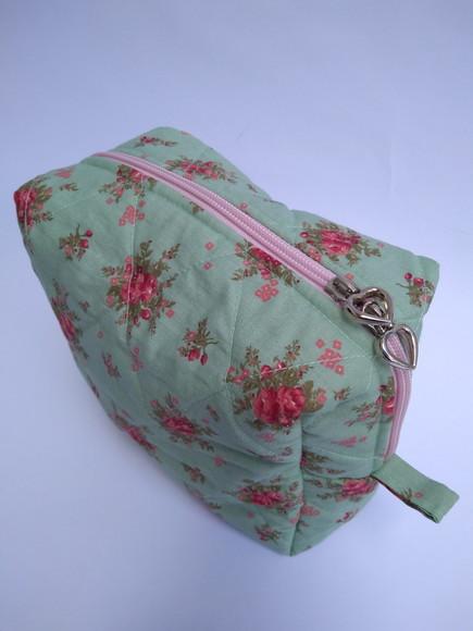 Necessaire Cesta Box em Tecido Artesanal
