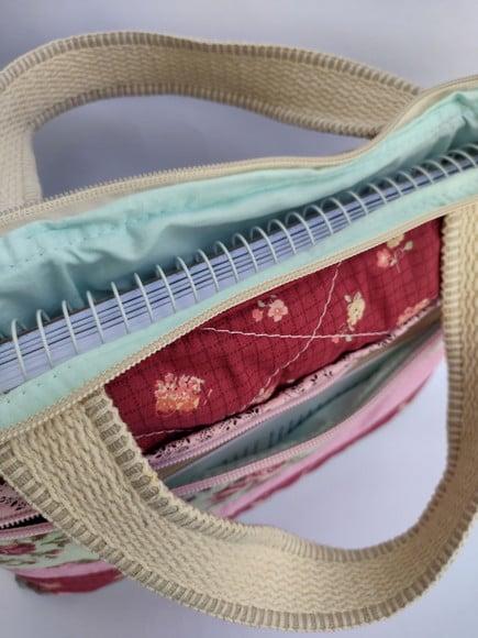 Pasta Executiva em Patchwork 100% Algodão Artesanal