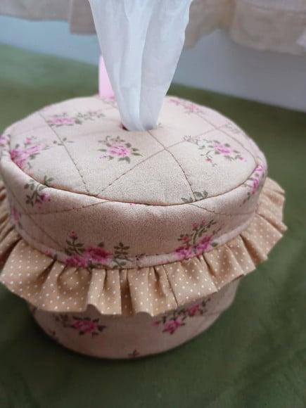 Porta Papel Higiênico em Tecido