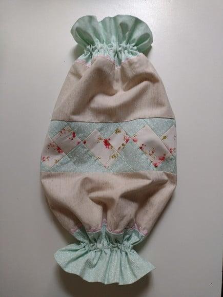 Puxa Saco em Patchwork Artesanal para Cozinha