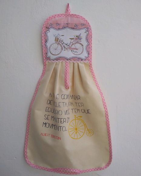Puxa Saco com Frase Artesanal para Cozinha