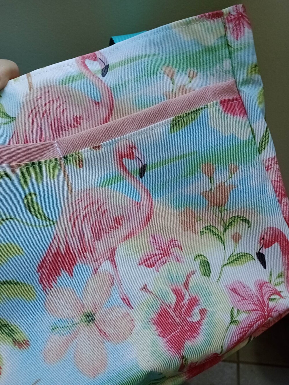 Bolsa de Praia Impermeável Flamingo