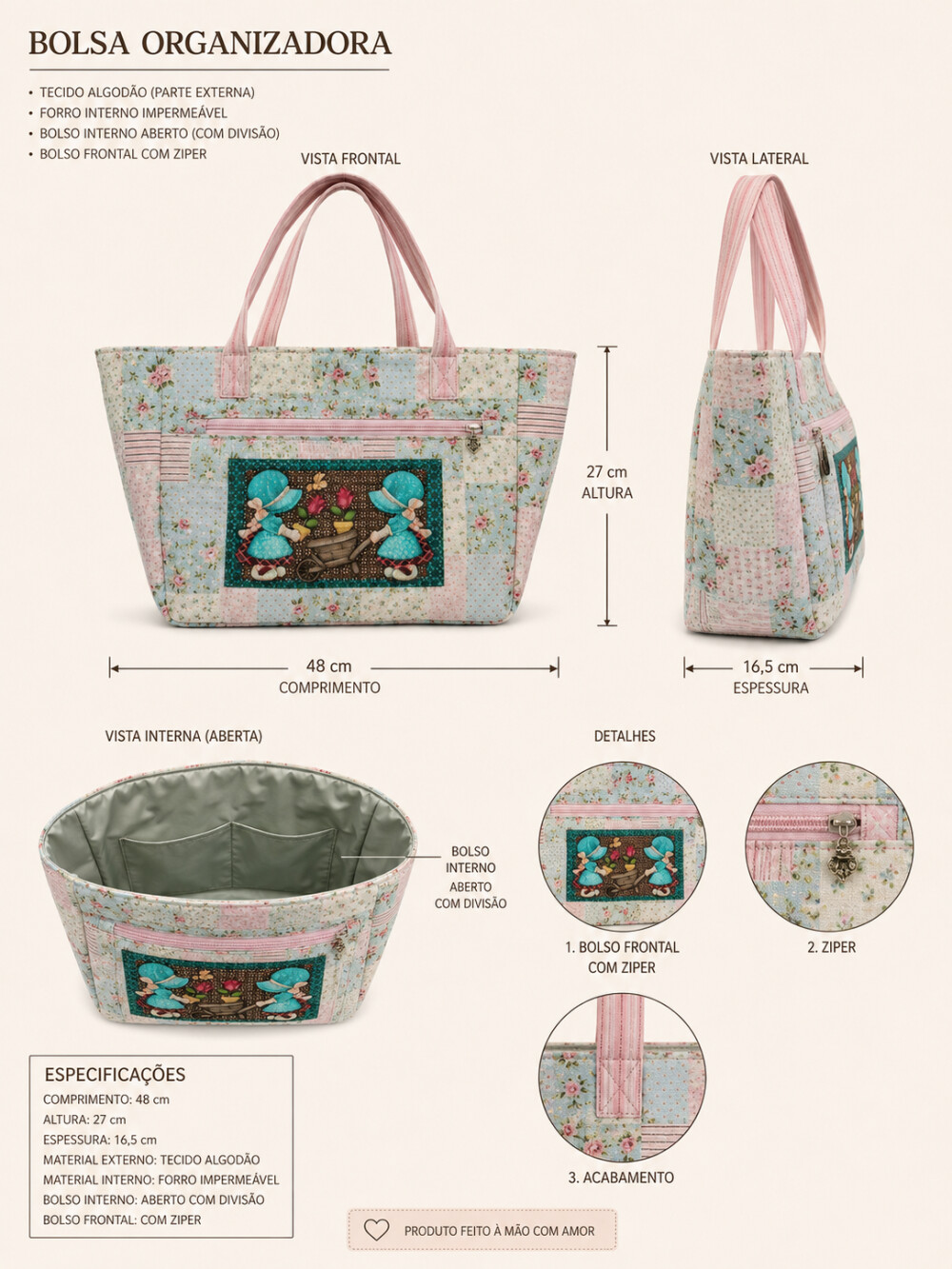 Bolsa Tecido