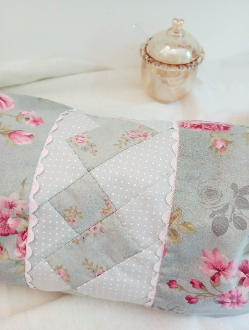Puxa Saco em Patchwork Artesanal para Cozinha