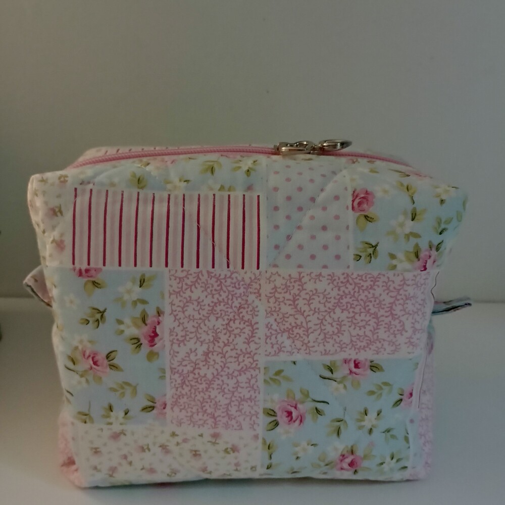 Necessaire Cesta Box em Tecido Artesanal