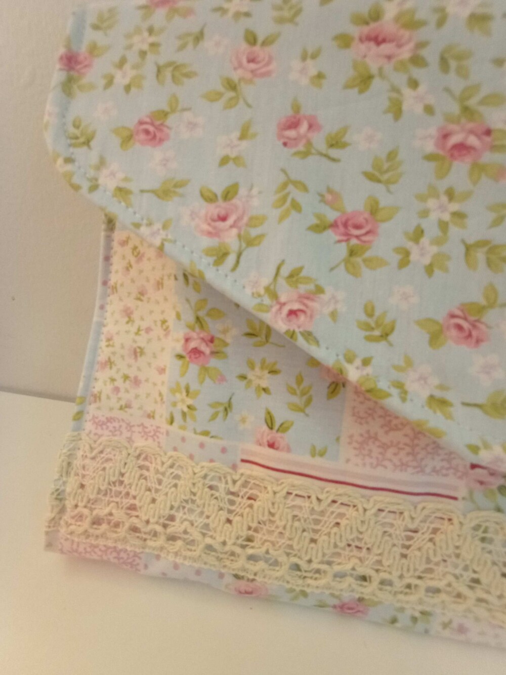 Capa para Livro em Tecido com Bolsos e Zíper Artesanal
