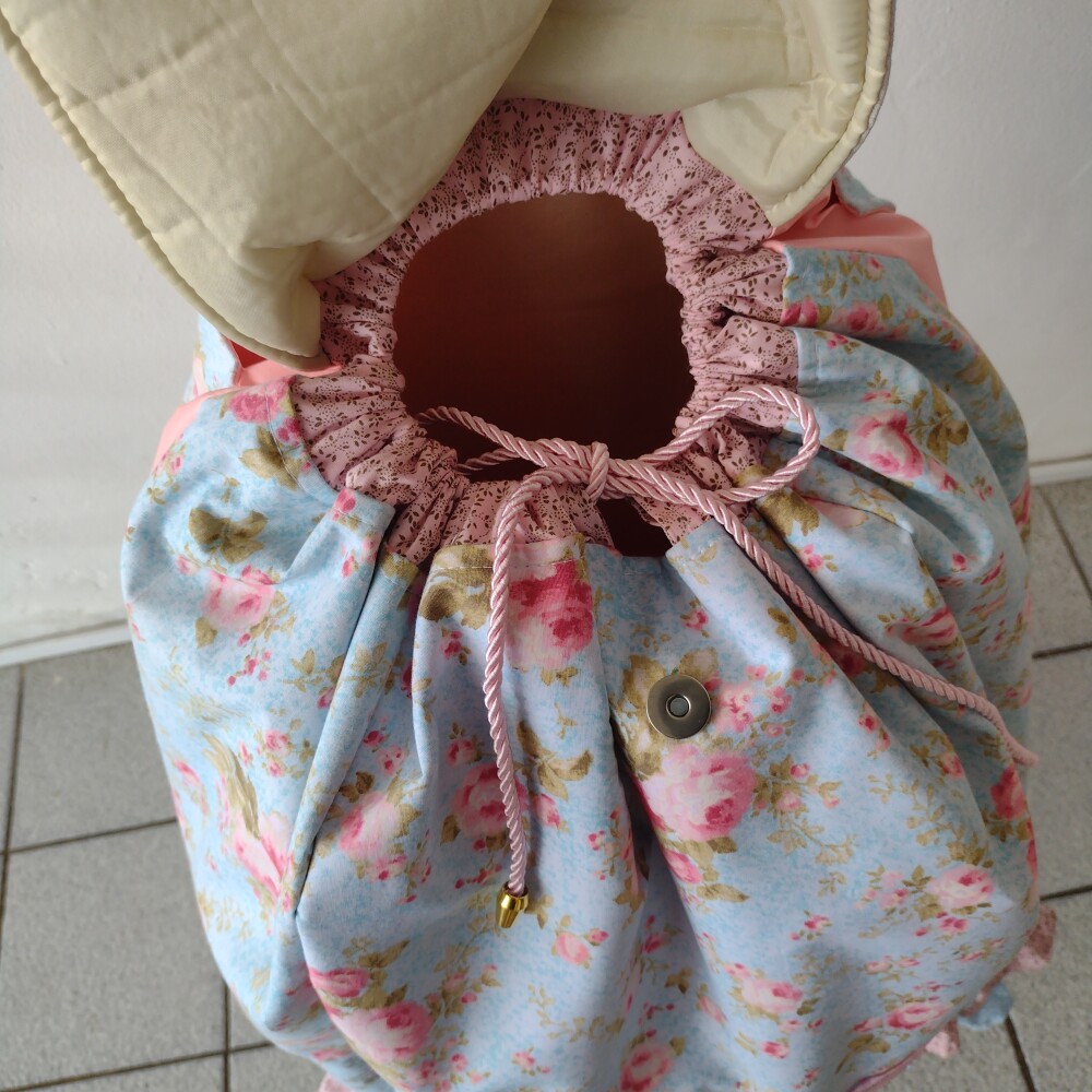 Capa para Carrinho de Feira Luxo em Patchwork