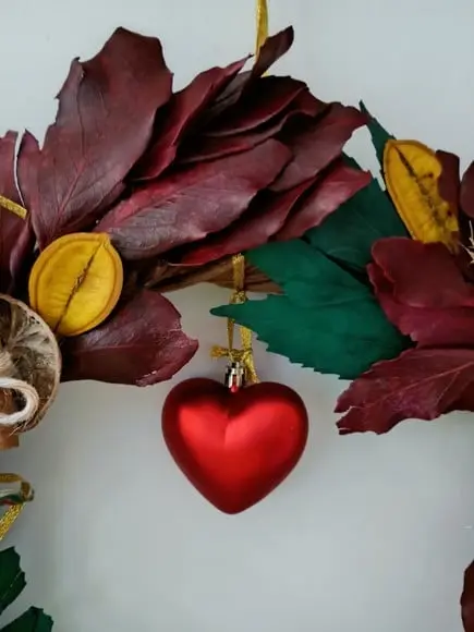 Guirlanda de Natal com folhagens Naturais