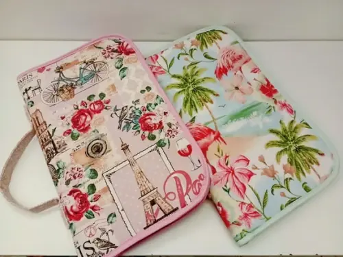 Porta Pincéis pintura em Tecido Tipo Pasta