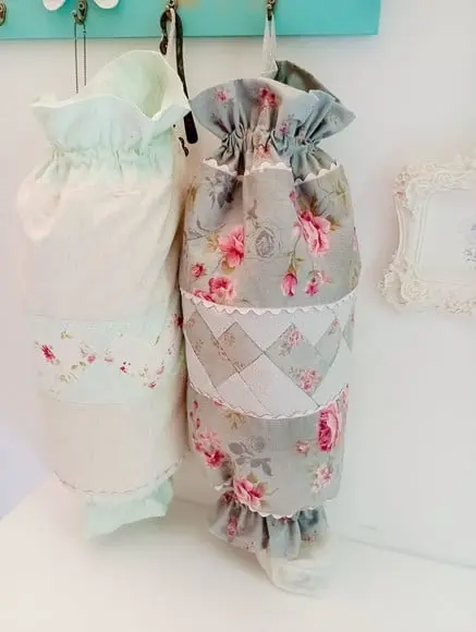 Puxa Saco em Patchwork Artesanal para Cozinha