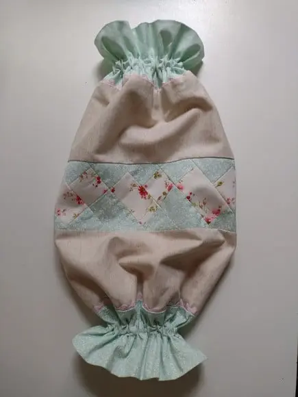 Puxa Saco em Patchwork Artesanal para Cozinha