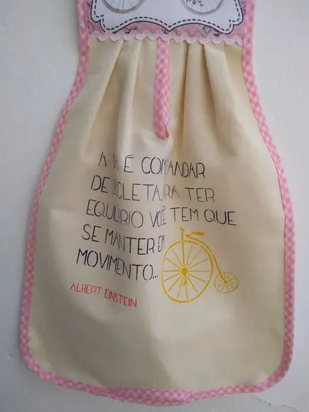 Puxa Saco com Frase Artesanal para Cozinha