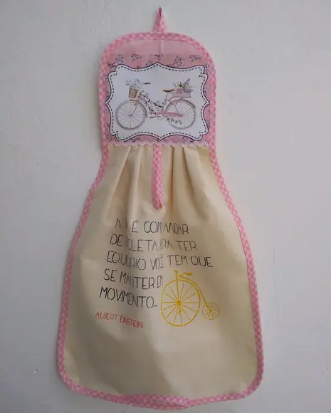 Puxa Saco com Frase Artesanal para Cozinha