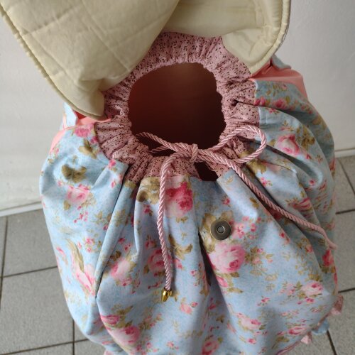 Capa para Carrinho de Feira Luxo em Patchwork
