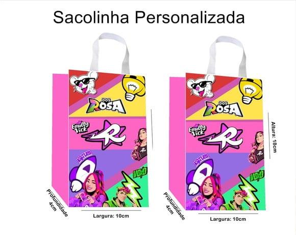 Sacolinha Personalizada Emilly Vick os Rosas