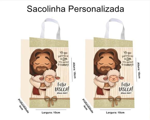 Sacolinha Personalizada Páscoa Cristã