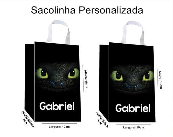 Sacolinha Personalizada Como Treinar o Seu Dragão