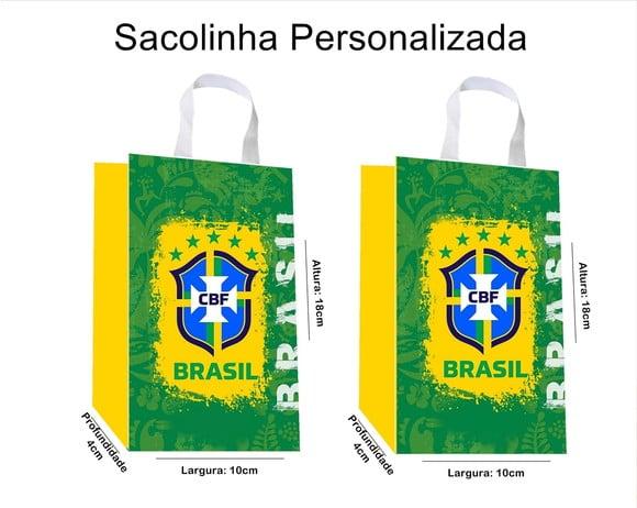 Sacolinha Personalizada Copa do Mundo Brasil