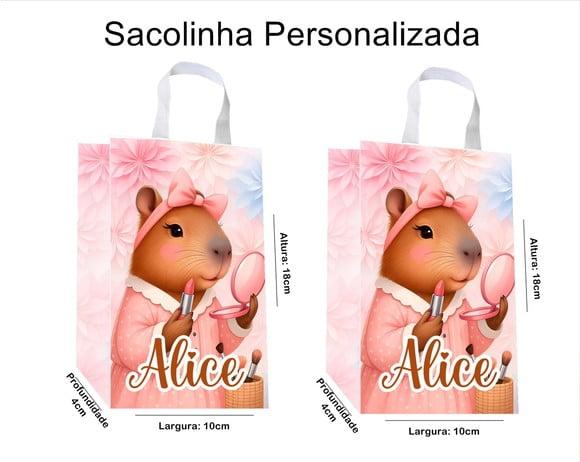 Sacolinha Personalizada Capivara