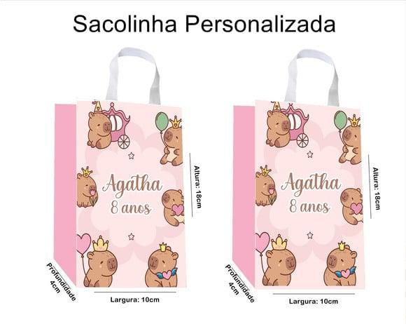 Sacolinha Personalizada Capivara