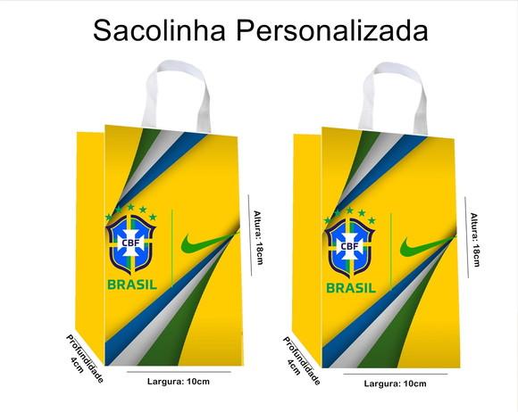 Sacolinha Personalizada Copa do Mundo Brasil