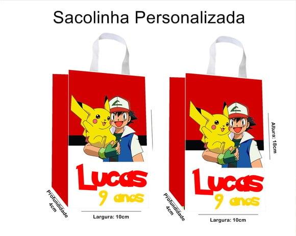 Sacolinha Personalizada Pokemon