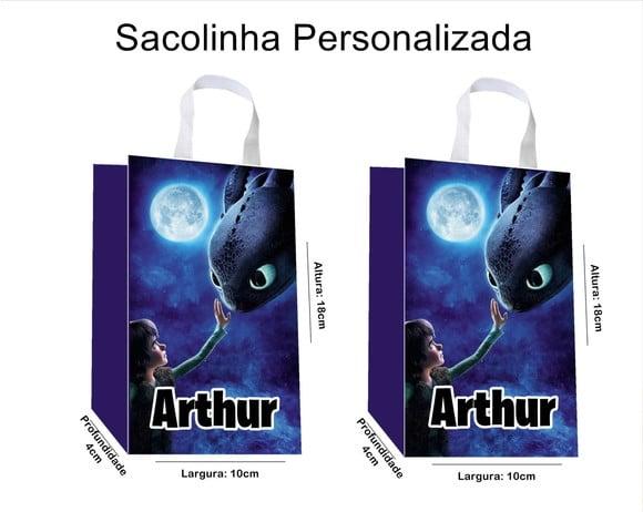 Sacolinha Personalizada Como Treinar o Seu Dragão