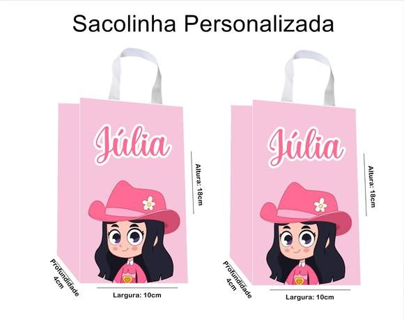 Sacolinha Personalizada Turma da Boiadeirinha