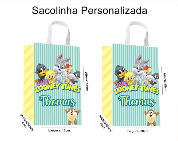 Sacolinha Personalizada Baby Looney Tunes