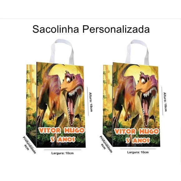 Sacolinha Personalizada Dinossauros
