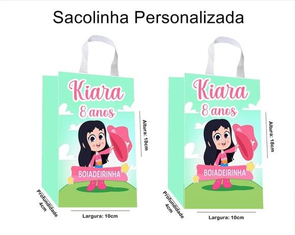 Sacolinha Personalizada Turma da Boiadeirinha
