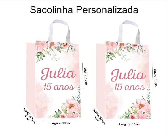 Sacolinha Personalizada Festa 15 Anos