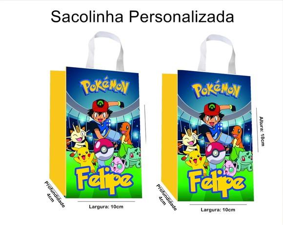 Sacolinha Personalizada Pokemon