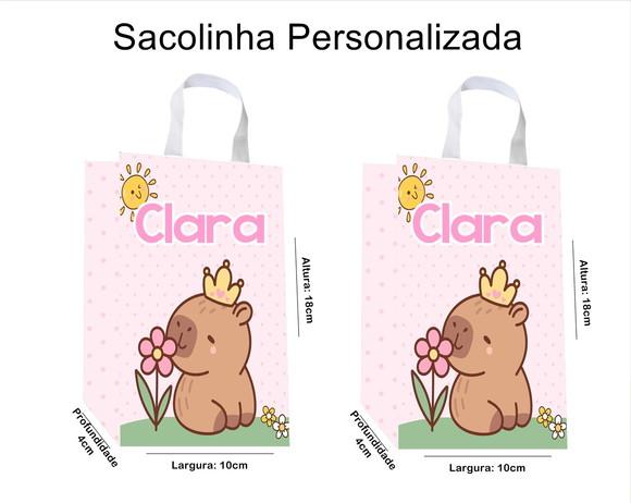 Sacolinha Personalizada Capivara