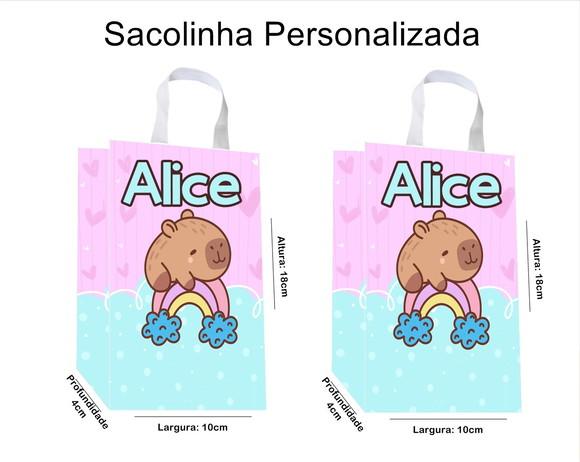 Sacolinha Personalizada Capivara